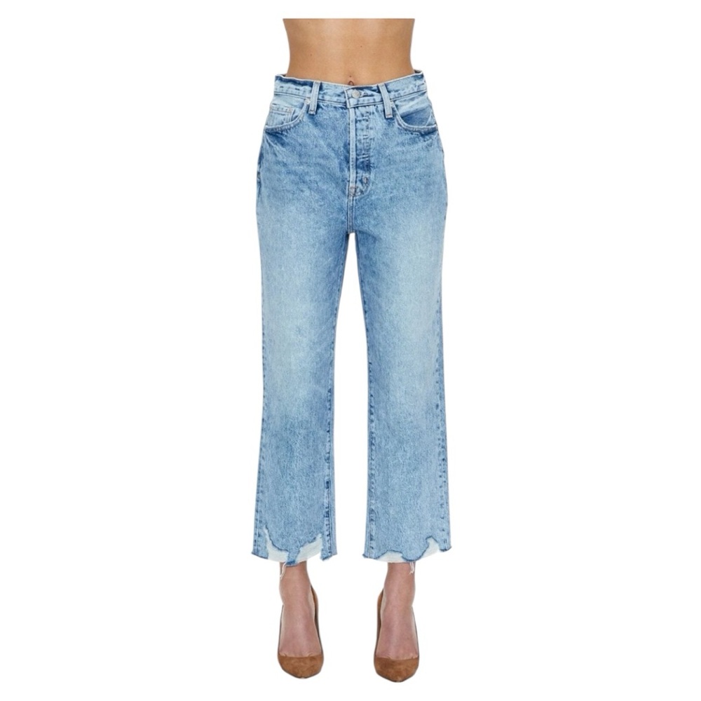 pistola Light Wash Cropped Ankle Jeans